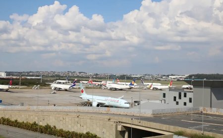 Aviões quase batem durante taxiamento no Aeroporto Internacional de SP