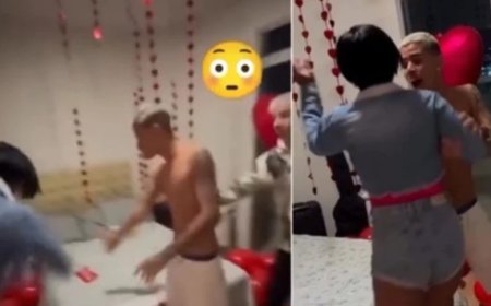 Mãe destrói surpresa de aniversário que filho fez para namoro com o próprio primo