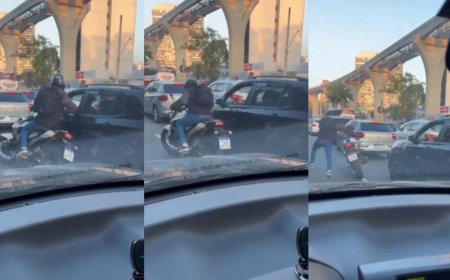 Motorista toma arma de bandido em assalto no trânsito e atira no ladrão