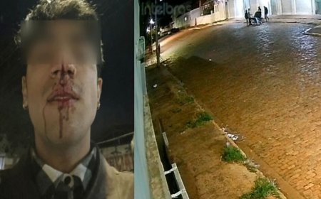 Câmera mostra artista sendo espancado após beijar rapaz em MS