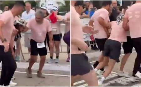 Aos 72 anos, Bell Marques passa mal durante corrida e é socorrido por atletas