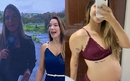 Vídeo: repórter da Record entra em trabalho de parto ao vivo
