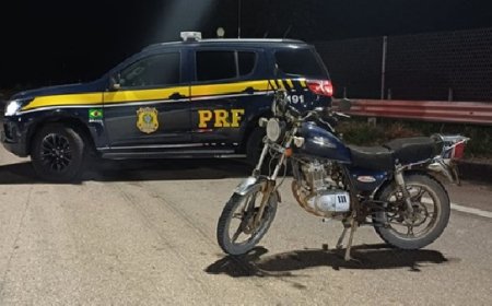 PRF prende homem com moto "clone" em Jacareí/SP