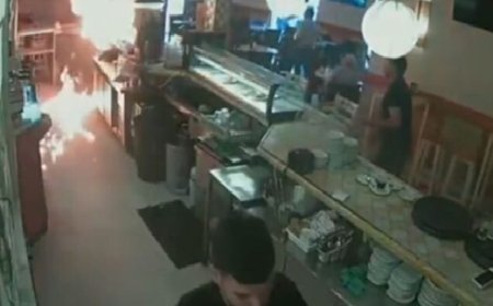 VÍDEO: Cliente incendeia lanchonete após se irritar com falta de maionese