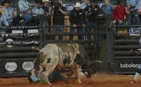 Peão fica desacordado após ser atingido por touro em Barretos