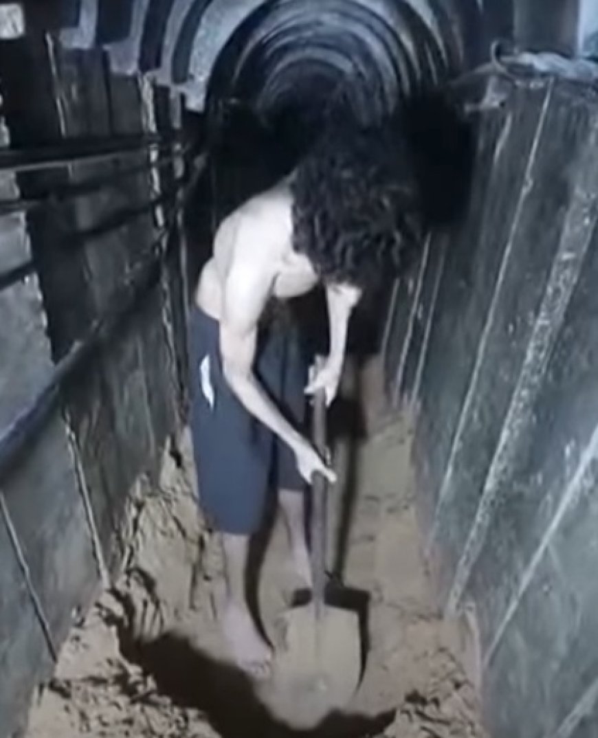 Hamas divulga vídeo de refém israelense cavando túnel: “Estou cavando minha própria cova”