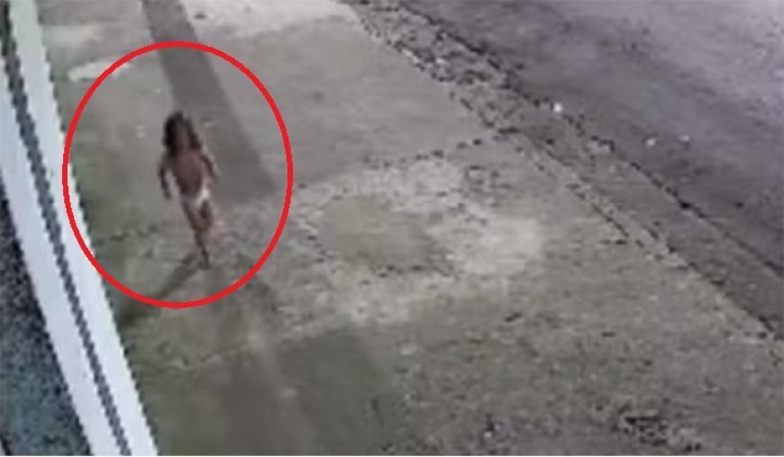 Mulher abandona filha para ir a baile funk; criança anda sozinha por rua