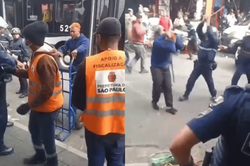 Novo confronto no Brás, ambulante é agredido por GCM