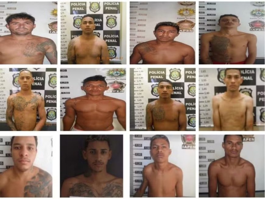 Após mais de dois meses,12 fugitivos de presídio no Acre não foram capturados