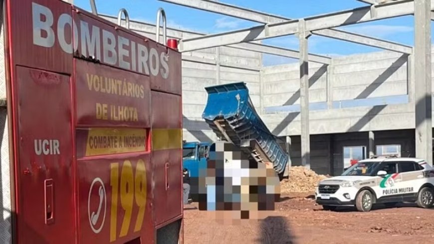 TRAGÉDIA: Trabalhador morre após ser atropelado por caminhão em obra na BR-470