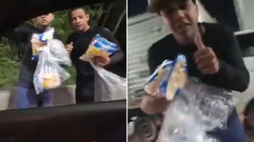 Durante live, influenciador para carro para ajudar ambulantes e acaba tendo o celular roubado; VEJA O VÍDEO