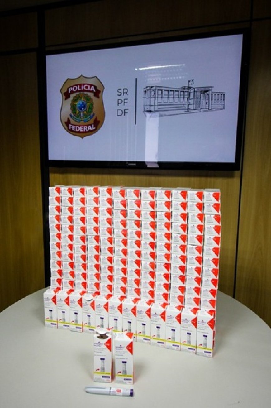 PF prende em homem com quase 200 canetas emagrecedoras no aeroporto de Brasília