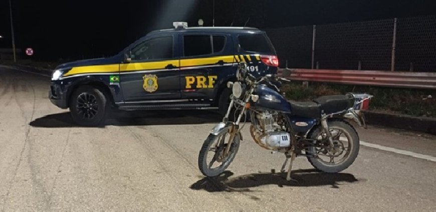 PRF prende homem com moto "clone" em Jacareí/SP