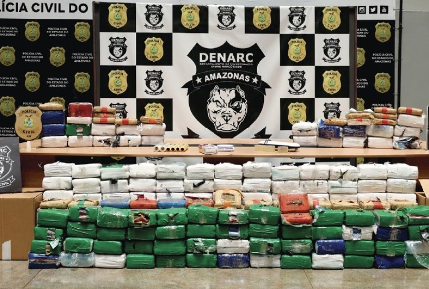Cerca de 300 quilos de skunk avaliados em R$ 6 milhões são interceptados pela PC-AM antes de chegar à Europa