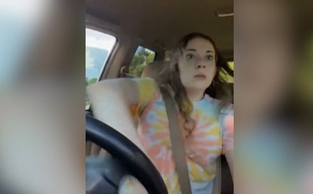 VÍDEO: influenciadora se empolga enquanto dirige e capota carro