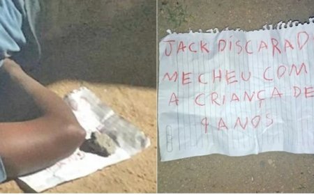 Homem é encontrado morto com bilhete que aponta acusação de estupro