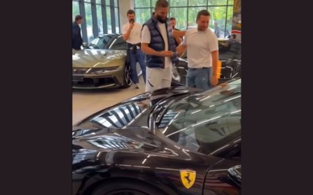 Campeão do UFC ganha Ferrari de quase R$ 2 milhões de amigos