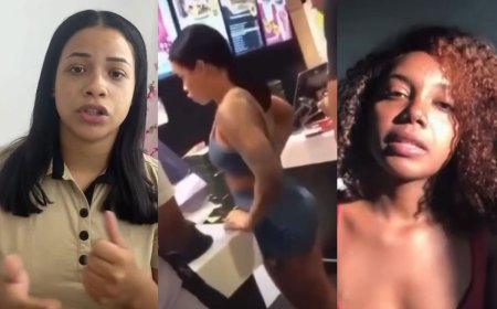 Blogueira apanha de atendente de fast-food