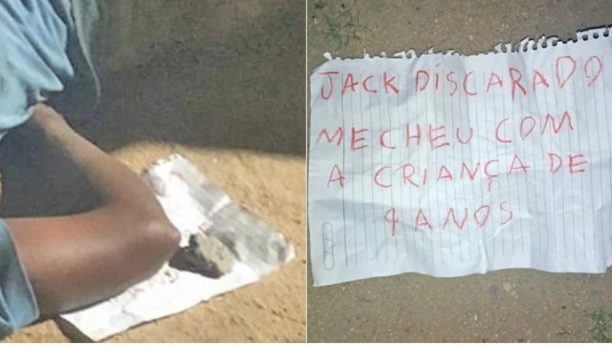 Homem é encontrado morto com bilhete que aponta acusação de estupro