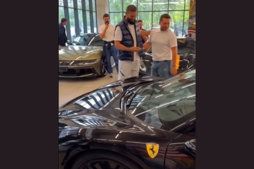 Campeão do UFC ganha Ferrari de quase R$ 2 milhões de amigos
