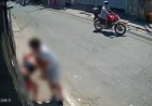 Imagens fortes: jovem leva facadas do companheiro após briga