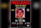 Doca da Penha: RJ oferece R$ 100 mil por informações sobre chefe do tráfico