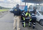 Corrida contra o tempo: PRF ajuda gestante a dar à luz na BR-324