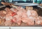 Polícia flagra abatedouro clandestino em Niquelândia e impede venda de carne imprópria para consumo