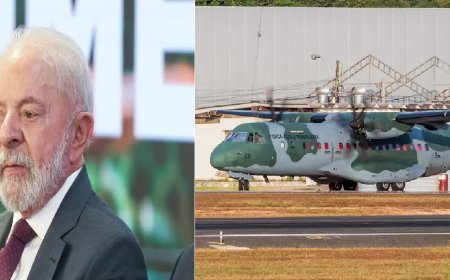 Lula troca de avião após falha no motor antes de voo no Pará