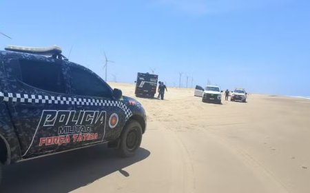 Corpo de homem é encontrado com mãos e pés amarrados em praia