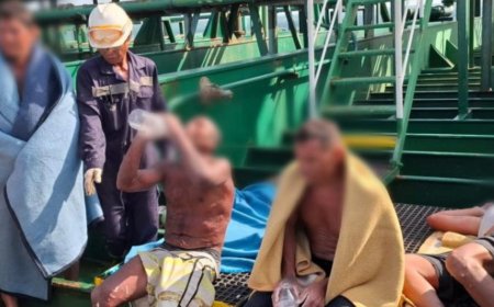 Pescadores são resgatados após 3 dias à deriva; ondas causaram o naufrágio