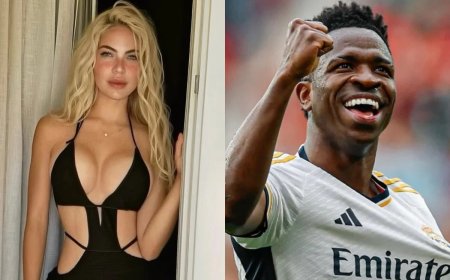 Modelo que expôs prints de Vini Jr. fala sobre “arrependimento”