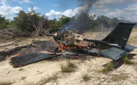 Governo Federal destrói aeronave usada pelo garimpo ilegal na Terra Indígena Yanomami