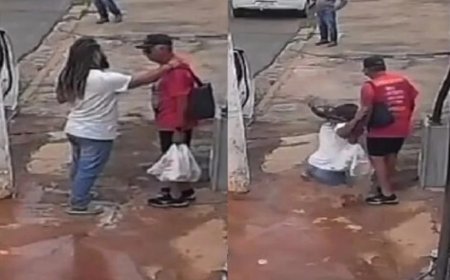 Repórter quase é “engolido” por bueiro durante reportagem