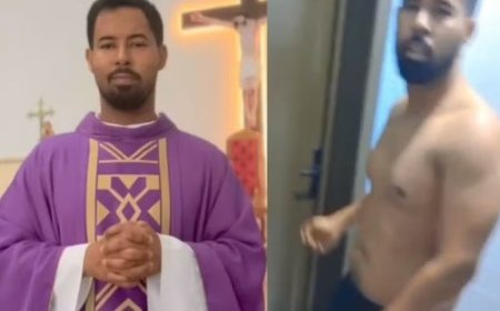 Padre é afastado após ser flagrado em situação comprometedora com noiva de fiel em casa paroquial
