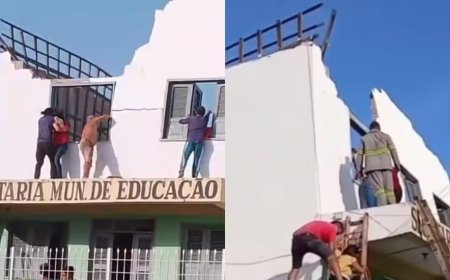 Teto de secretaria de educação desaba e deixa mais de 20 professores feridos no Ceará