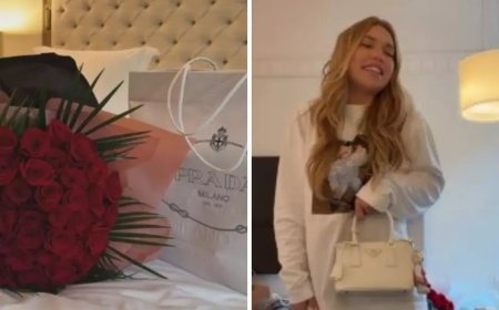 Virginia ganha flores e bolsa de R$ 25 mil após briga com Vini Jr.: 'Eu amei'
