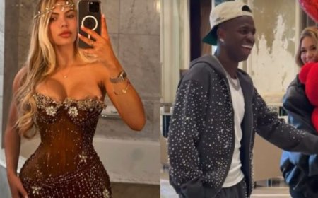 Modelo que expôs Vini Jr. tem reação surpreendente após jogador pedir Virgínia em namoro