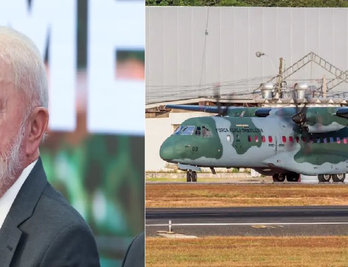 Lula troca de avião após falha no motor antes de voo no Pará