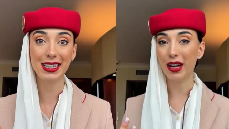 Comissária de bordo viraliza ao revelar salário de companhia aérea de Dubai