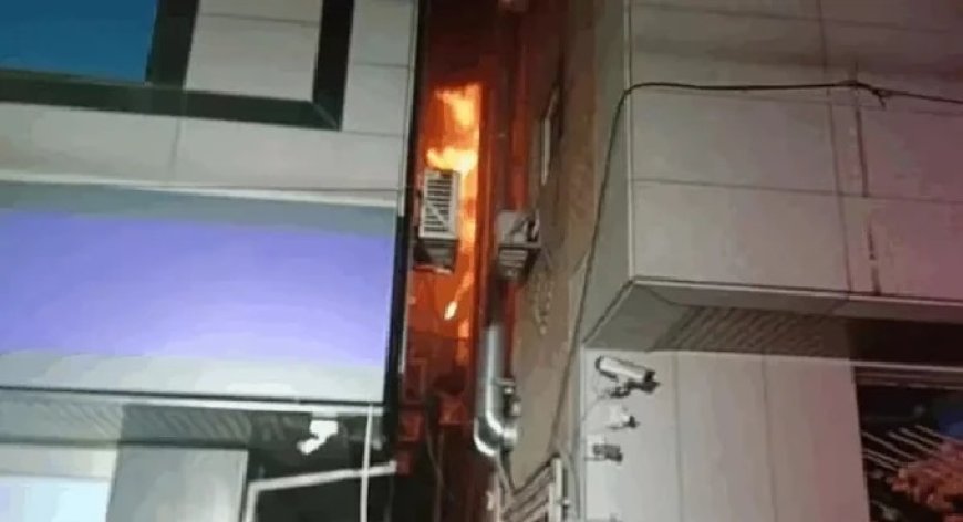 Mulher incendeia prédio ao tentar matar barata e deixa um morto e oito feridos