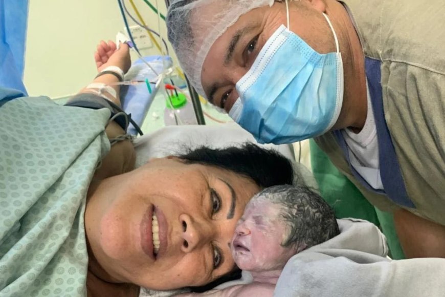 Após FIV, mulher de 62 anos dá à luz 6º filho; médica explica técnica