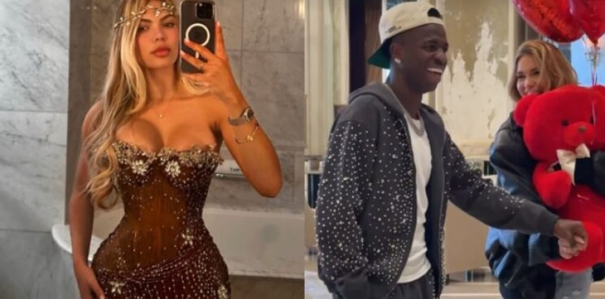 Modelo que expôs Vini Jr. tem reação surpreendente após jogador pedir Virgínia em namoro