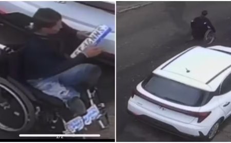 Homem em cadeira de rodas é preso por furtar placas de carro