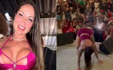 Atriz pornô se pronuncia após polêmica por dançar sem calcinha em coroação como rainha de bateria