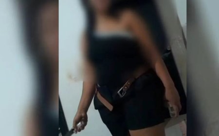 Mulher ateia fogo ao marido dentro de casa, e vítima filma tudo.