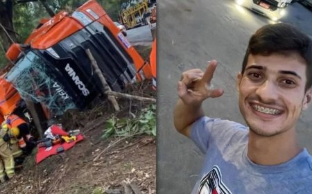 Influenciador sofre acidente de caminhão na BR-381 e morre