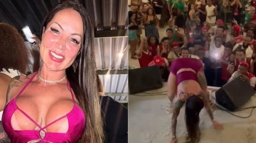 Atriz pornô se pronuncia após polêmica por dançar sem calcinha em coroação como rainha de bateria