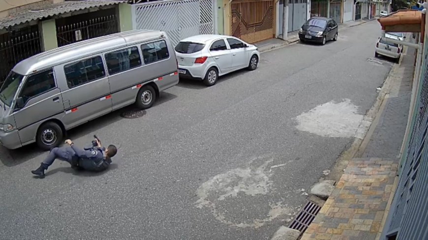 Vídeo: PM mata suspeito de roubo com 15 tiros após perseguição em SP
