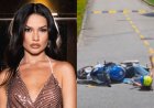 Juliette cai de moto no dia de seu aniversário; assista
